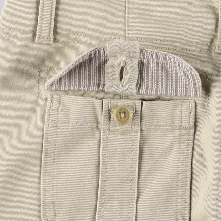 Abercrombie and Fitch Women's Bootcut Flare Pants, Size L (W29), Zipper Fly cotton Beige type Vintage Second Hand