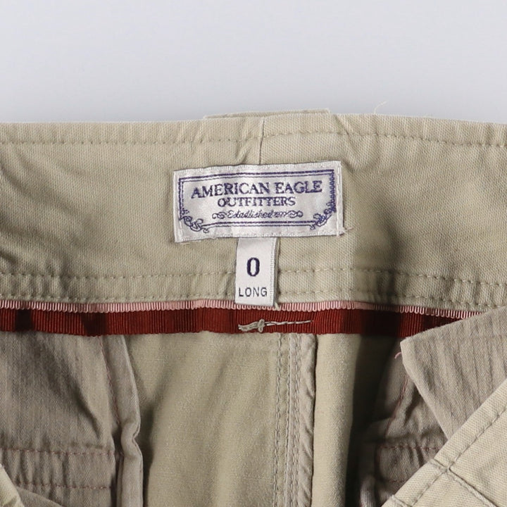 American Eagle Outfitters Bootcut Flare Pants, Women's Size L (W28) cotton Beige type Vintage Second Hand