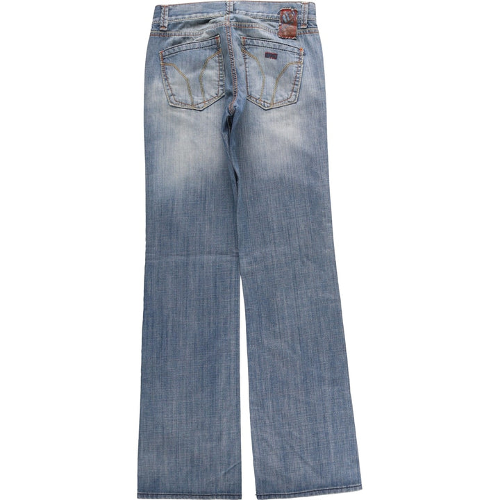 MISS SIXTY Flare Cut Denim Pants, Made in Italy, Women's Size M (W26) cotton blue type Vintage Second Hand