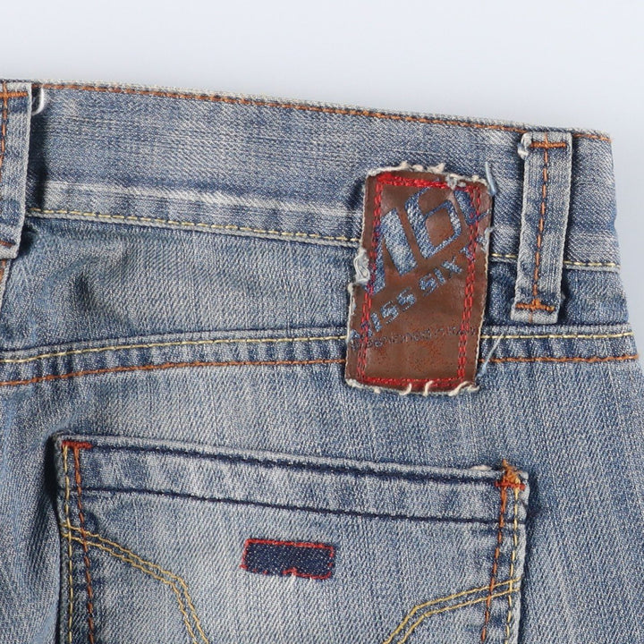 MISS SIXTY Flare Cut Denim Pants, Made in Italy, Women's Size M (W26) cotton blue type Vintage Second Hand