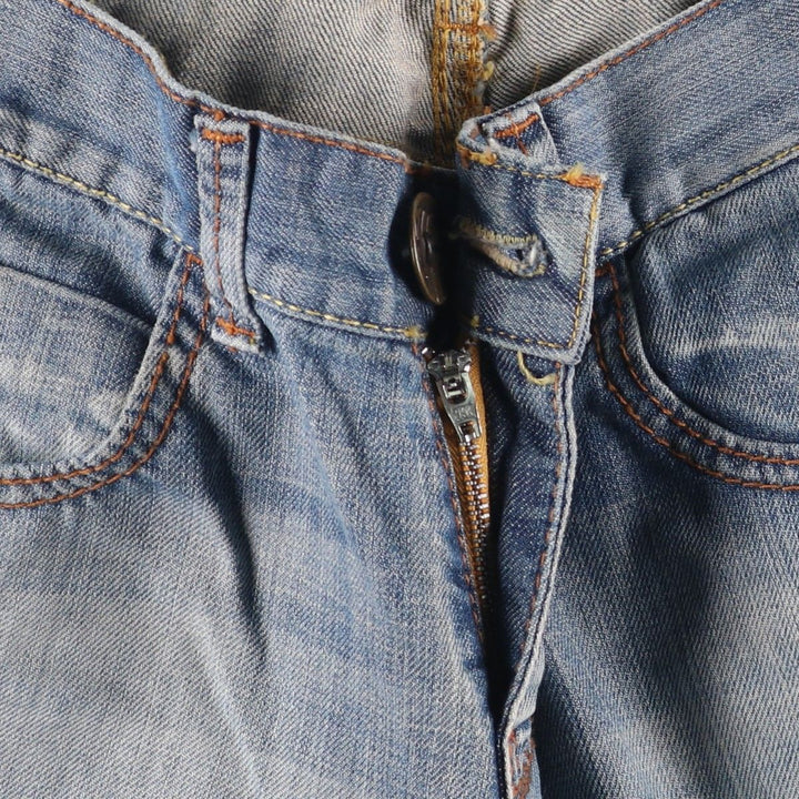 MISS SIXTY Flare Cut Denim Pants, Made in Italy, Women's Size M (W26) cotton blue type Vintage Second Hand