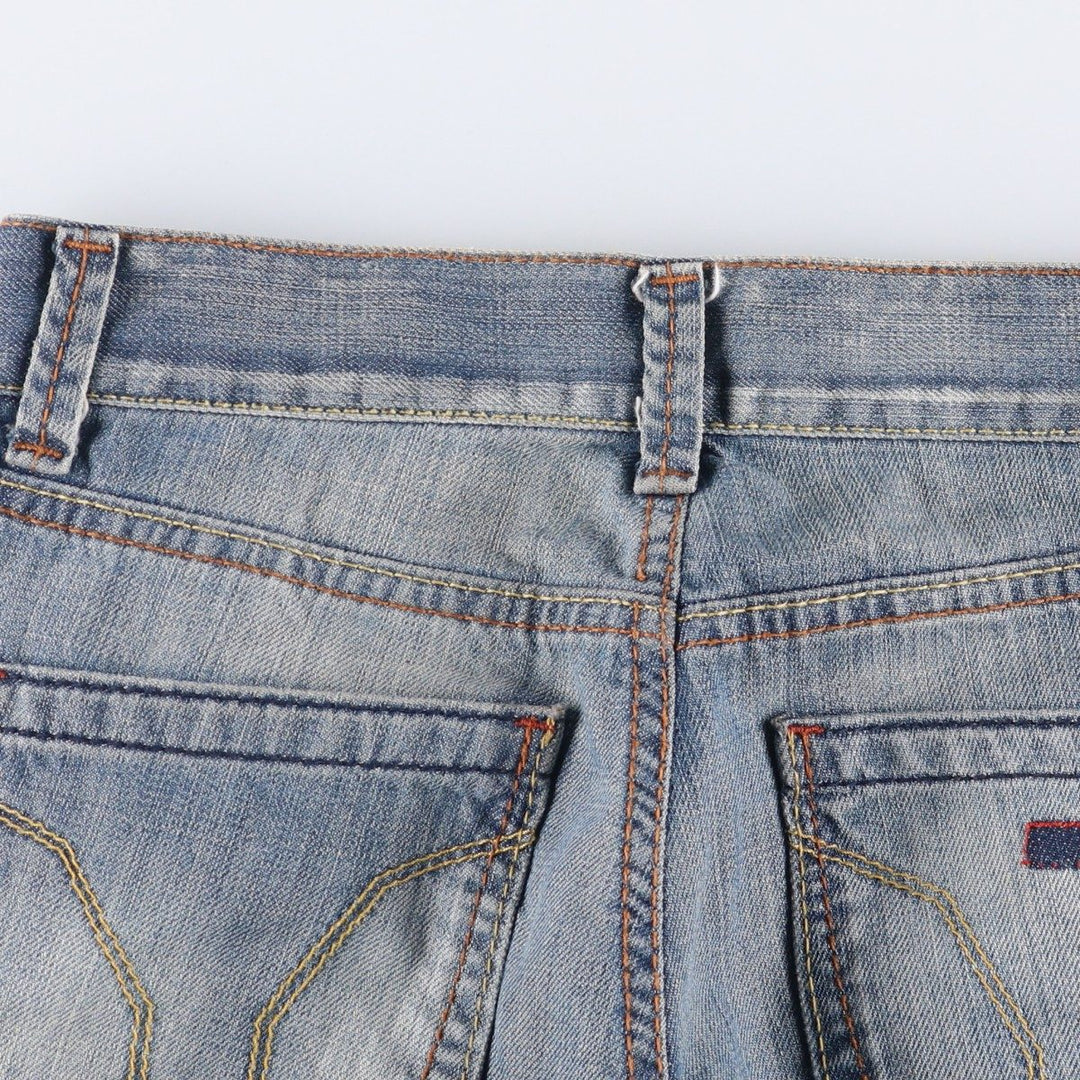 MISS SIXTY Flare Cut Denim Pants, Made in Italy, Women's Size M (W26) cotton blue type Vintage Second Hand