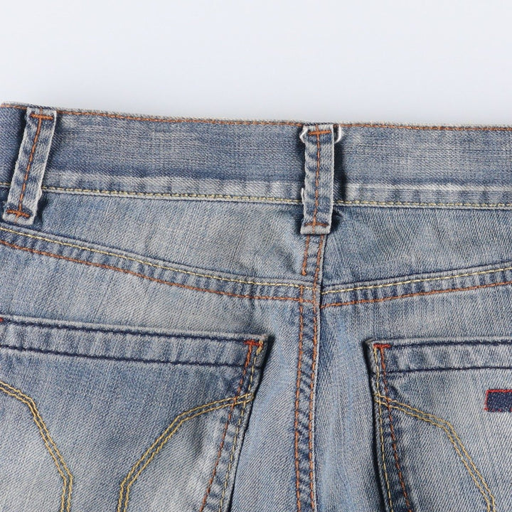 MISS SIXTY Flare Cut Denim Pants, Made in Italy, Women's Size M (W26) cotton blue type Vintage Second Hand