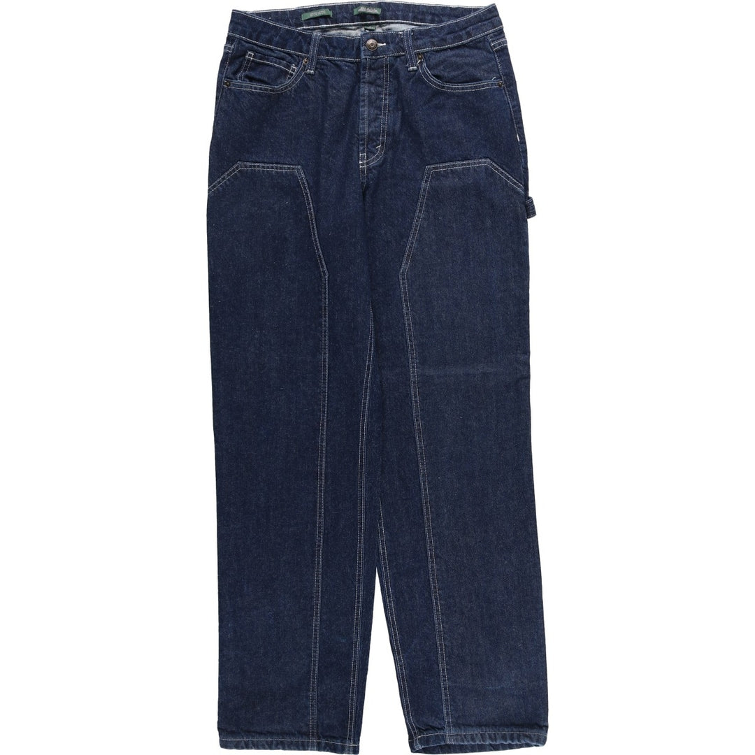 wild fable double knee denim painter pants, women's XL (w31) cotton blue type Vintage Second Hand