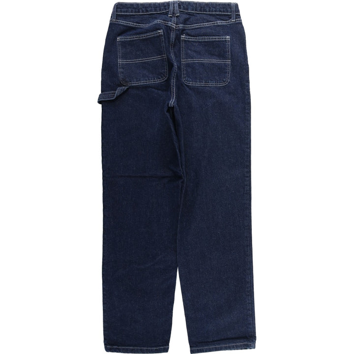 wild fable double knee denim painter pants, women's XL (w31) cotton blue type Vintage Second Hand