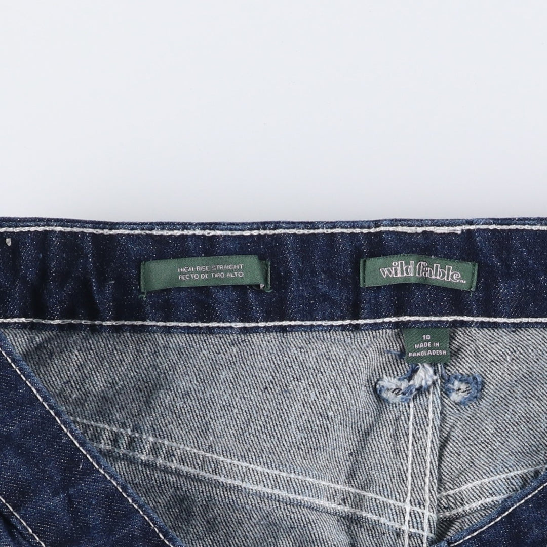 wild fable double knee denim painter pants, women's XL (w31) cotton blue type Vintage Second Hand