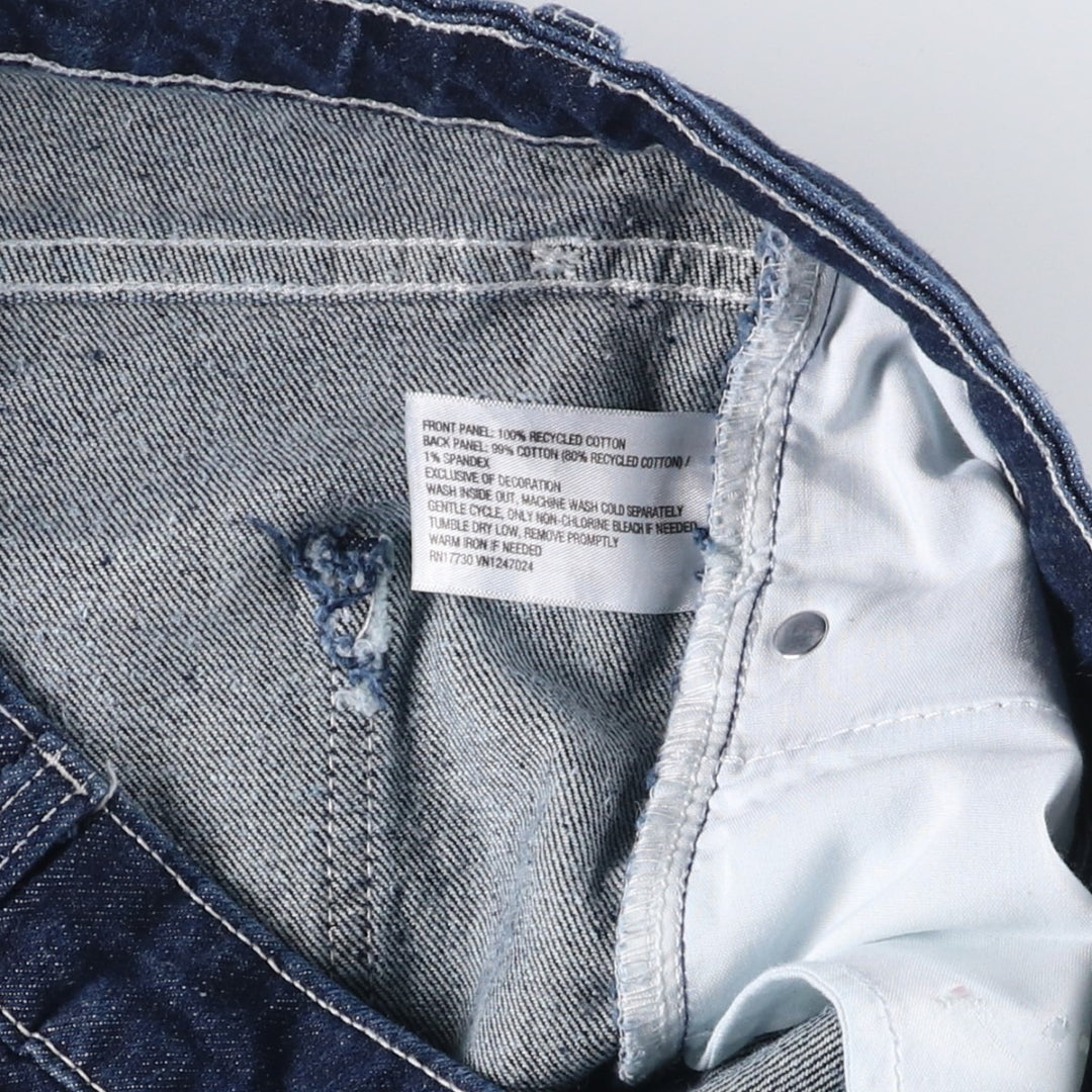 wild fable double knee denim painter pants, women's XL (w31) cotton blue type Vintage Second Hand
