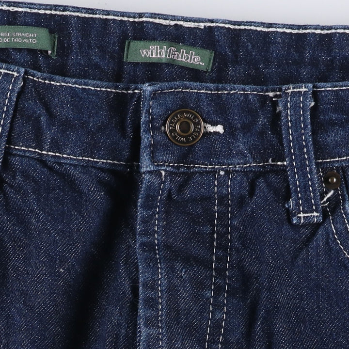wild fable double knee denim painter pants, women's XL (w31) cotton blue type Vintage Second Hand