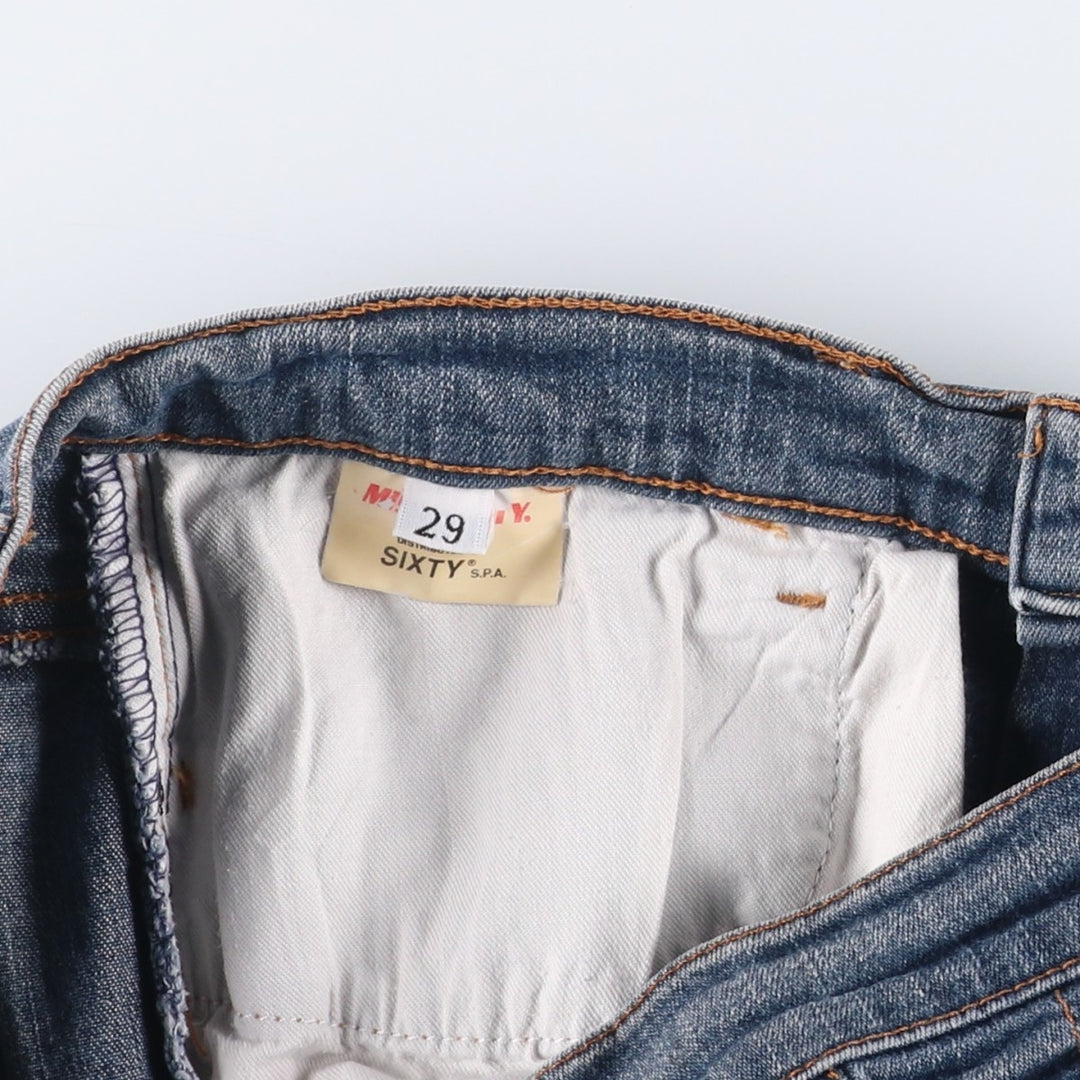 MISS SIXTY Flare Cut Denim Pants, Made in Italy, Women's Size M (W26) cotton blue type Vintage Second Hand