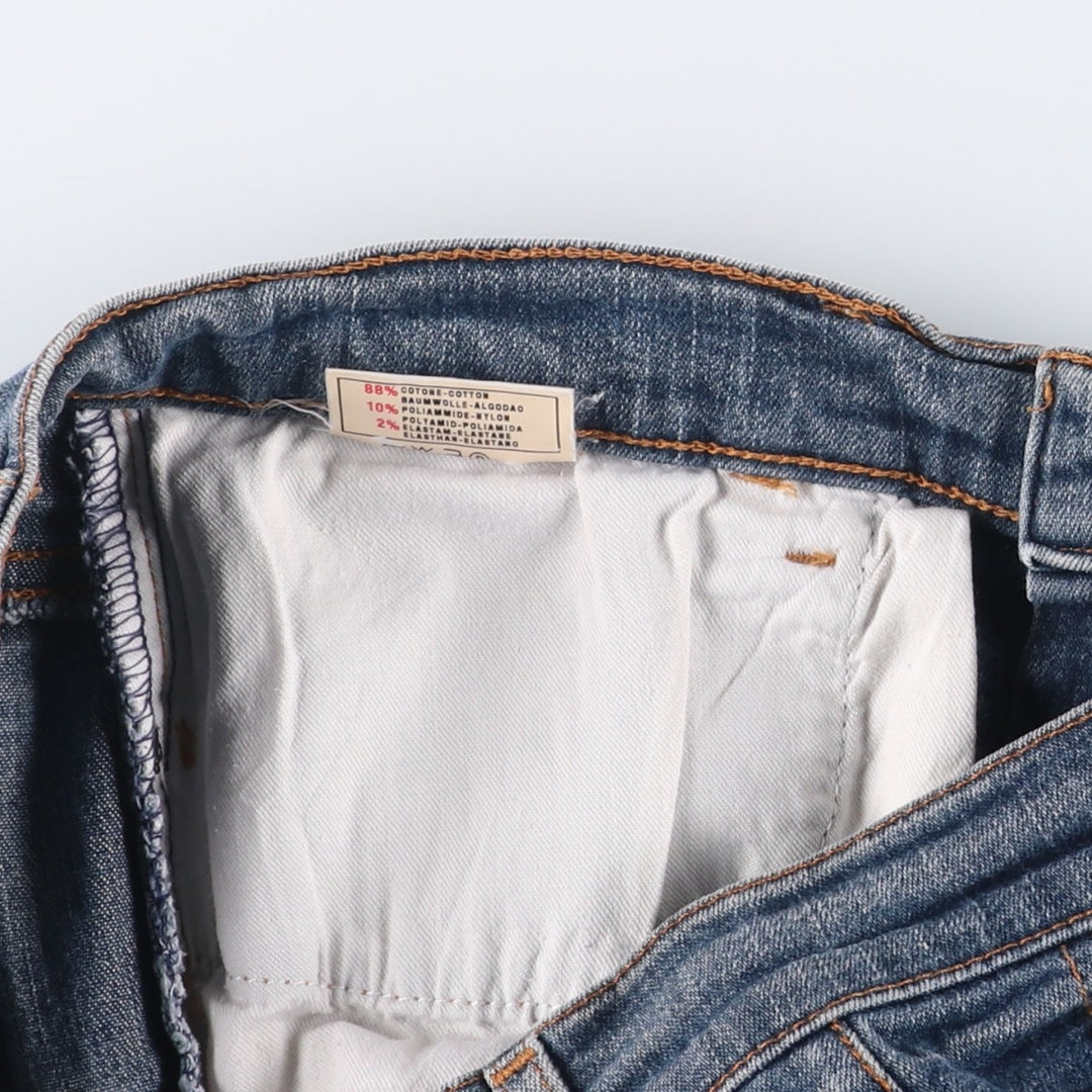 MISS SIXTY Flare Cut Denim Pants, Made in Italy, Women's Size M (W26) cotton blue type Vintage Second Hand