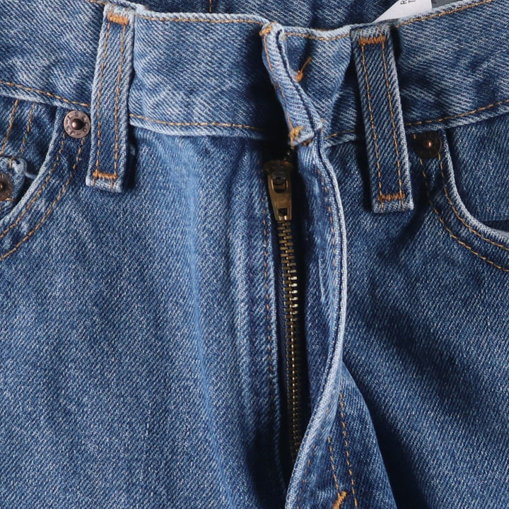 2000'S Levi's 550 Relaxed Fit Tapered Leg Denim Pants, Made in USA, Women's Size M (W26) cotton blue type Vintage Second Hand
