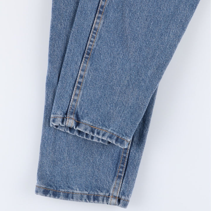 2000'S Levi's 550 Relaxed Fit Tapered Leg Denim Pants, Made in USA, Women's Size M (W26) cotton blue type Vintage Second Hand