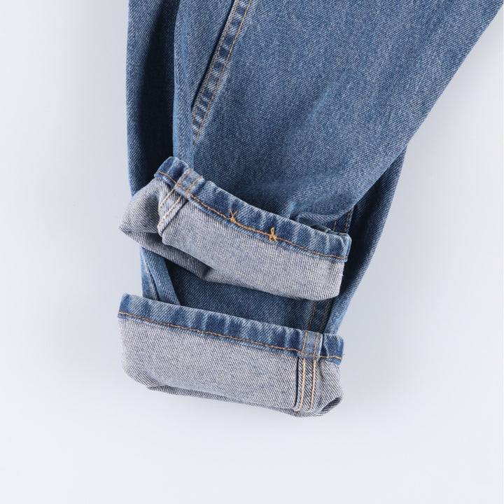 2000'S Levi's 550 Relaxed Fit Tapered Leg Denim Pants, Made in USA, Women's Size M (W26) cotton blue type Vintage Second Hand