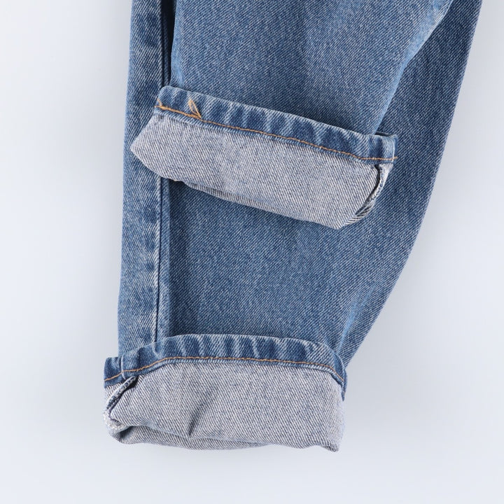 2000'S Levi's 550 Relaxed Fit Tapered Leg Denim Pants, Made in USA, Women's Size M (W26) cotton blue type Vintage Second Hand