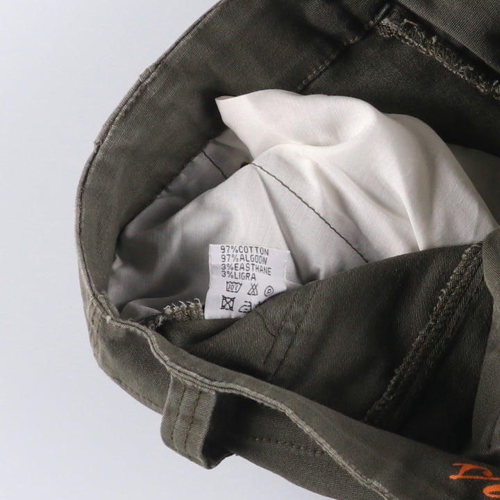 CREATOR Jeans Bootcut Flare Cargo Pants, Women's Size M (W26) cotton Khaki type Vintage Second Hand