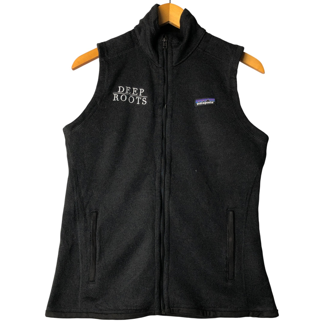 Patagonia Better Sweater Vest 25887FA19 Fleece Vest, Women's Size Medium polyester black type Vintage Second Hand