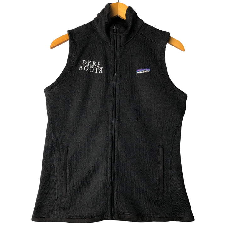 Patagonia Better Sweater Vest 25887FA19 Fleece Vest, Women's Size Medium polyester black type Vintage Second Hand