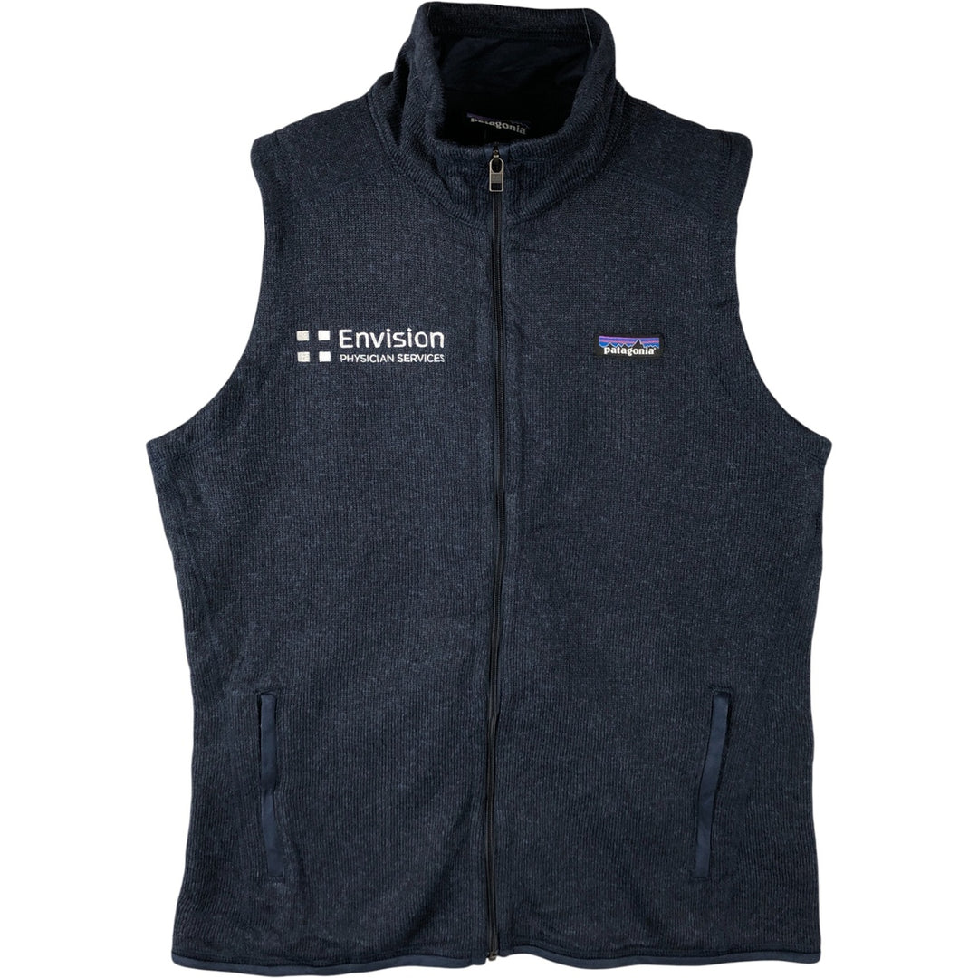Patagonia Better Sweater Vest 25887FA22 Fleece Vest, Women's Size Medium polyester navy blue type Vintage Second Hand