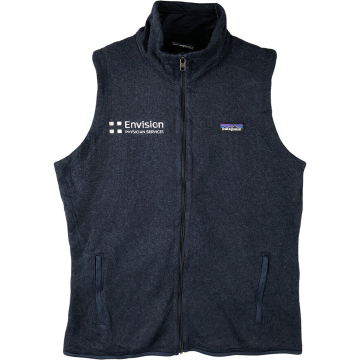 Patagonia Better Sweater Vest 25887FA22 Fleece Vest, Women's Size Medium polyester navy blue type Vintage Second Hand