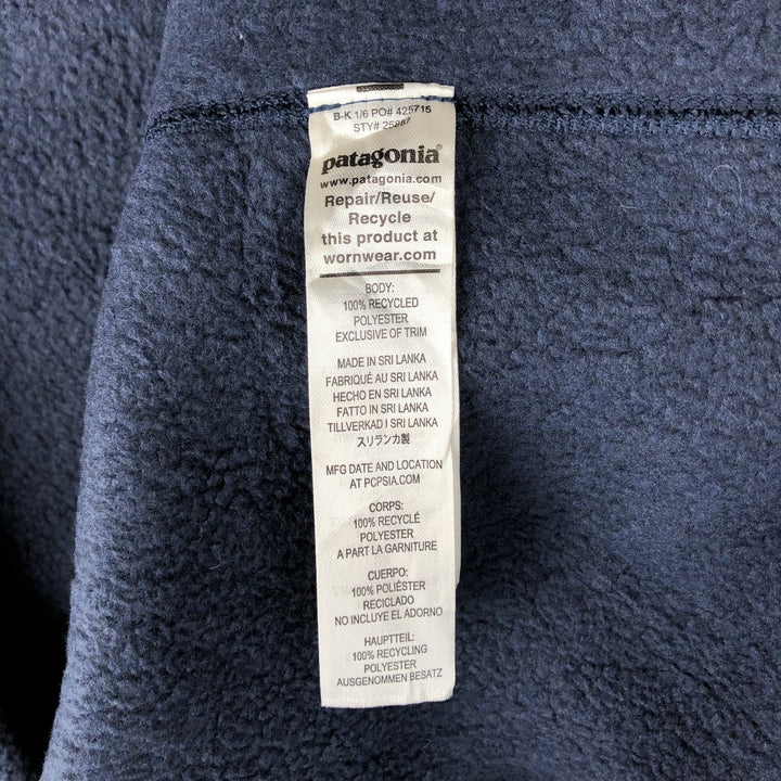 Patagonia Better Sweater Vest 25887FA22 Fleece Vest, Women's Size Medium polyester navy blue type Vintage Second Hand
