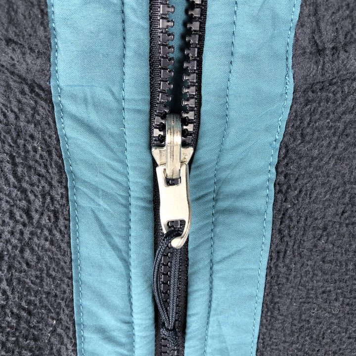 The North Face Fleece Vest, Men's Size L polyester navy blue type Vintage Second Hand