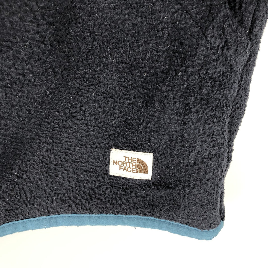 The North Face Fleece Vest, Men's Size L polyester navy blue type Vintage Second Hand