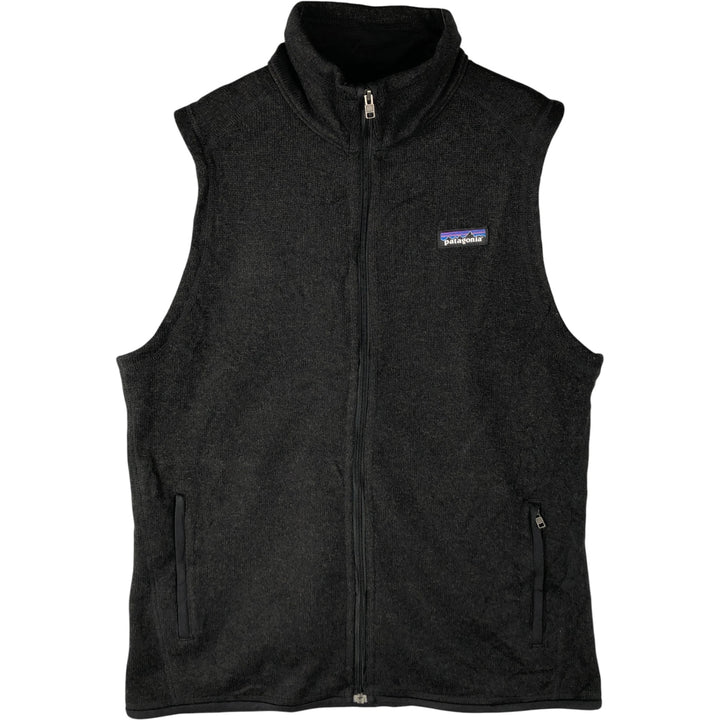 Patagonia Better Sweater Vest 25886FA15 Fleece Vest, Women's Size L polyester black type Vintage Second Hand
