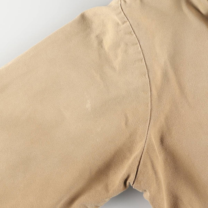 Vintage 80s-90'S Key Active Jacket Type Duck Full Zip Hoodie, Men's XL cotton ocher yellow type Vintage Second Hand