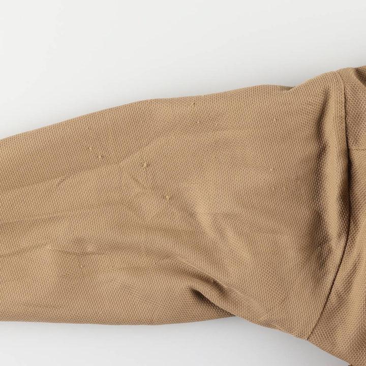 Vintage 80s-90'S Key Active Jacket Type Duck Full Zip Hoodie, Men's XL cotton ocher yellow type Vintage Second Hand