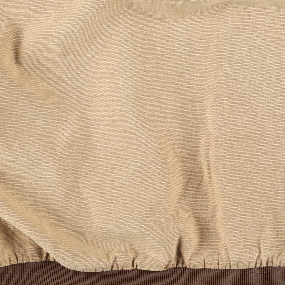 Vintage 80s-90'S Key Active Jacket Type Duck Full Zip Hoodie, Men's XL cotton ocher yellow type Vintage Second Hand