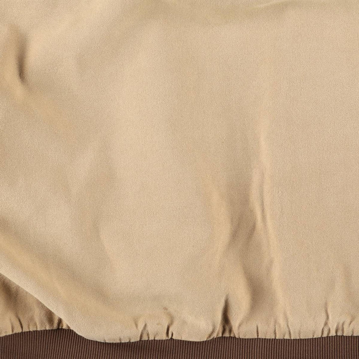 Vintage 80s-90'S Key Active Jacket Type Duck Full Zip Hoodie, Men's XL cotton ocher yellow type Vintage Second Hand