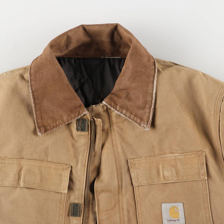 Carhartt Traditional Padded Duck Work Jacket, Men's Size L unclear ocher yellow type Vintage Second Hand