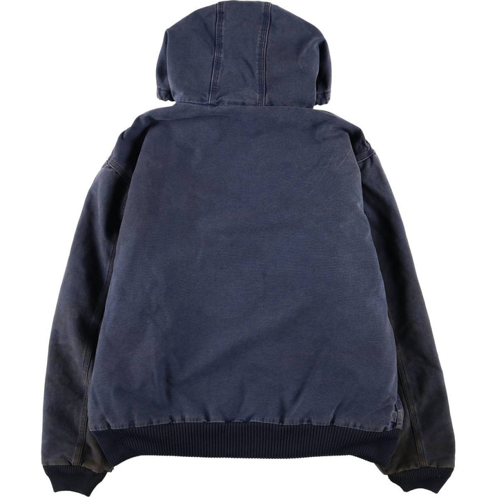 Carhartt Active Jacket, Padded Duck Full-Zip Hoodie, Men's XL unclear navy blue type Vintage Second Hand