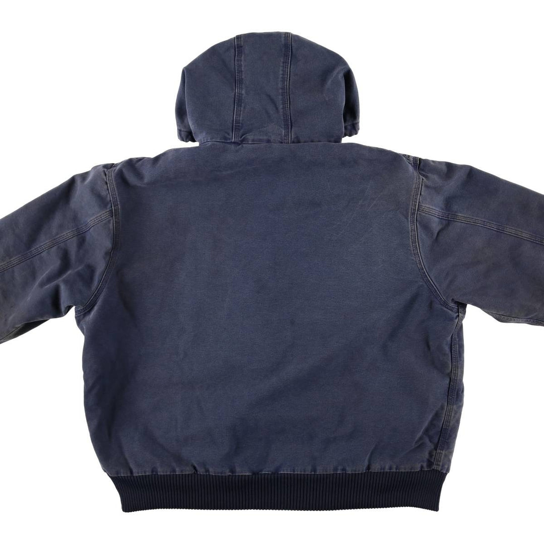 Carhartt Active Jacket, Padded Duck Full-Zip Hoodie, Men's XL unclear navy blue type Vintage Second Hand