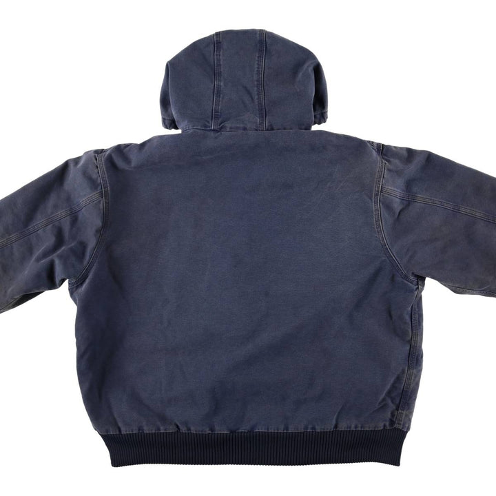 Carhartt Active Jacket, Padded Duck Full-Zip Hoodie, Men's XL unclear navy blue type Vintage Second Hand