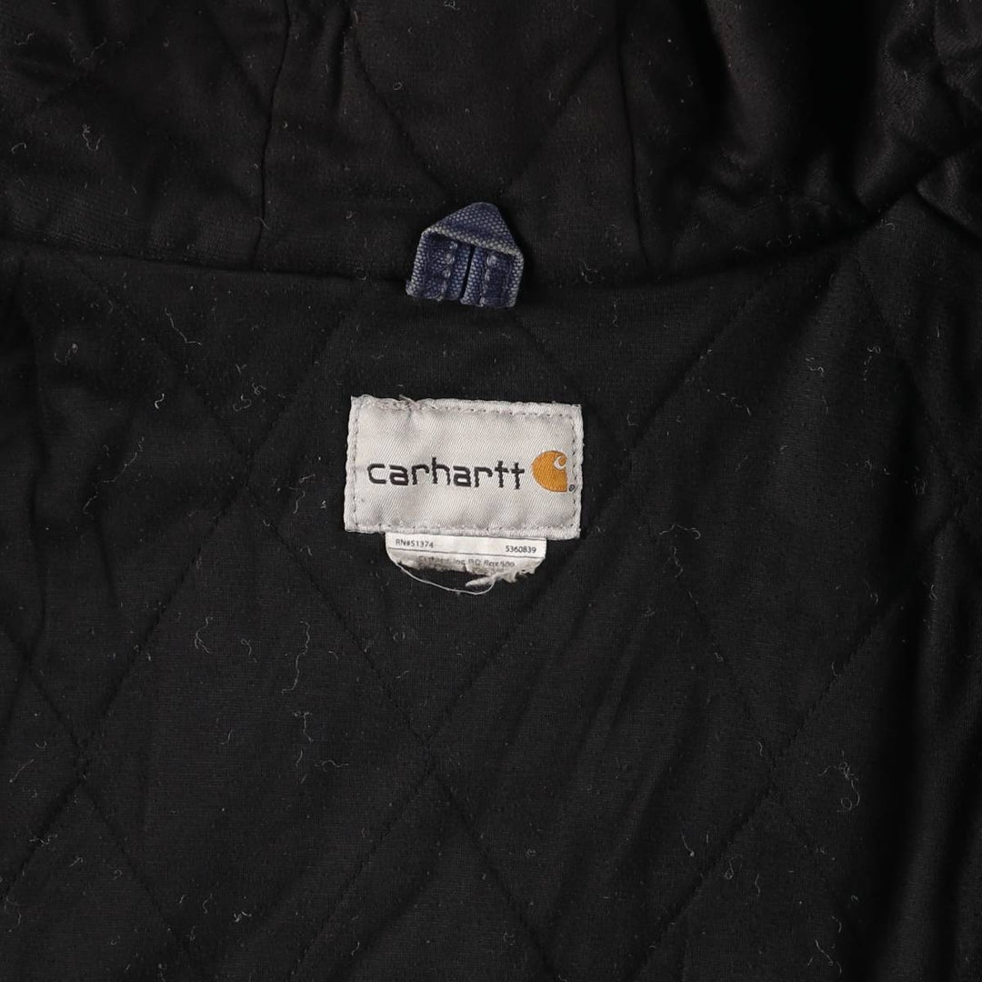 Carhartt Active Jacket, Padded Duck Full-Zip Hoodie, Men's XL unclear navy blue type Vintage Second Hand