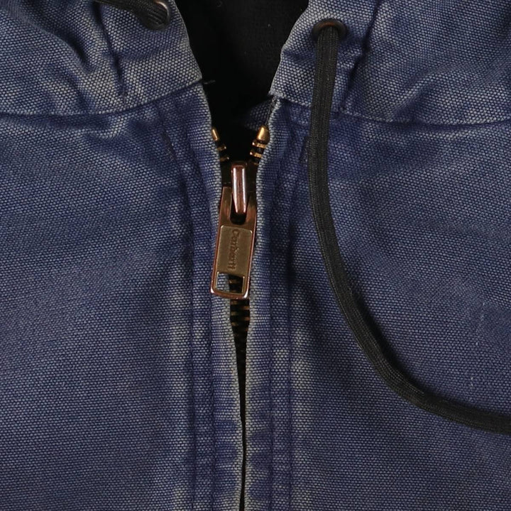 Carhartt Active Jacket, Padded Duck Full-Zip Hoodie, Men's XL unclear navy blue type Vintage Second Hand