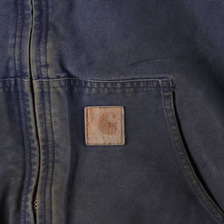 Carhartt Active Jacket, Padded Duck Full-Zip Hoodie, Men's XL unclear navy blue type Vintage Second Hand