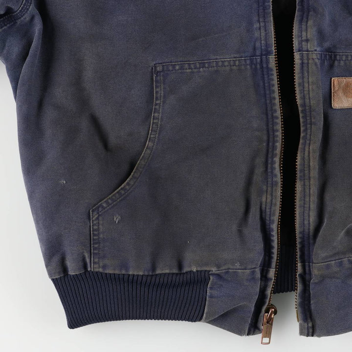 Carhartt Active Jacket, Padded Duck Full-Zip Hoodie, Men's XL unclear navy blue type Vintage Second Hand