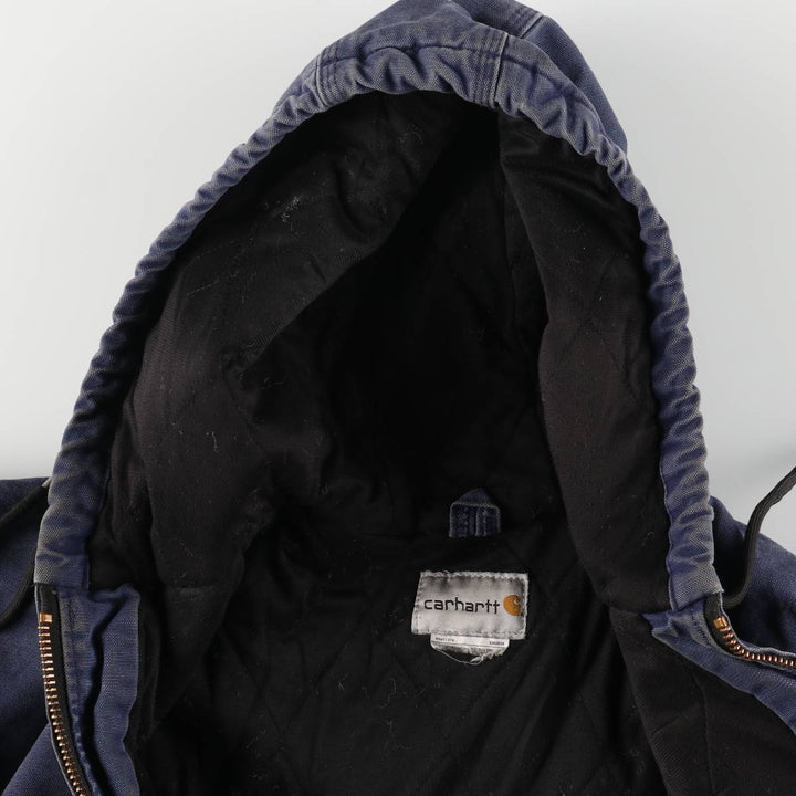 Carhartt Active Jacket, Padded Duck Full-Zip Hoodie, Men's XL unclear navy blue type Vintage Second Hand