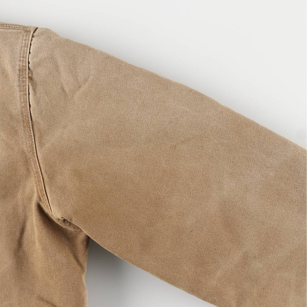 Carhartt Active Jacket, Padded Duck Full-Zip Hoodie, Men's Size L cotton brown type Vintage Second Hand