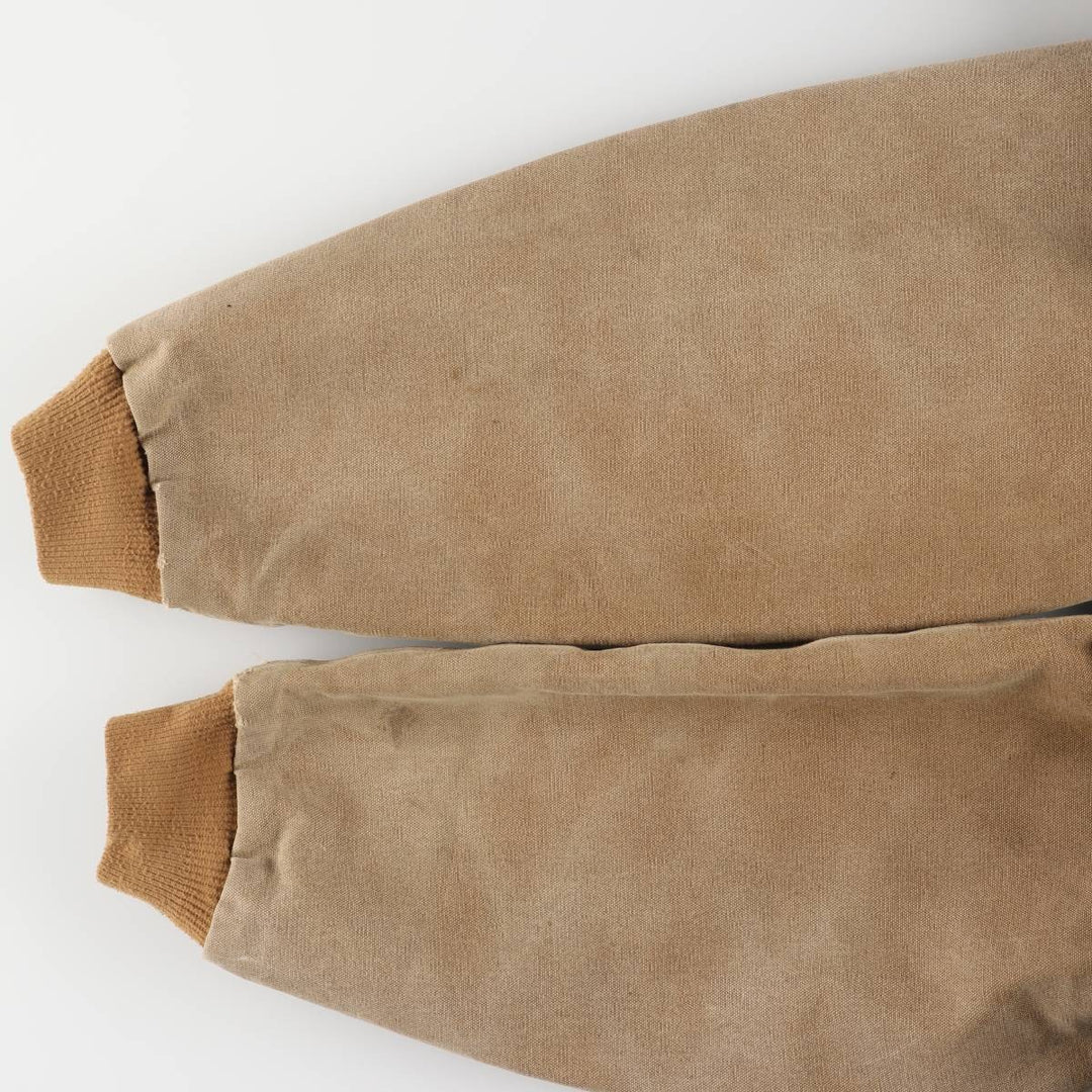 Carhartt Active Jacket, Padded Duck Full-Zip Hoodie, Men's Size L cotton brown type Vintage Second Hand