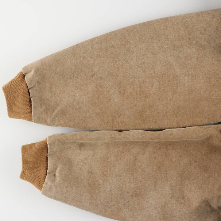 Carhartt Active Jacket, Padded Duck Full-Zip Hoodie, Men's Size L cotton brown type Vintage Second Hand