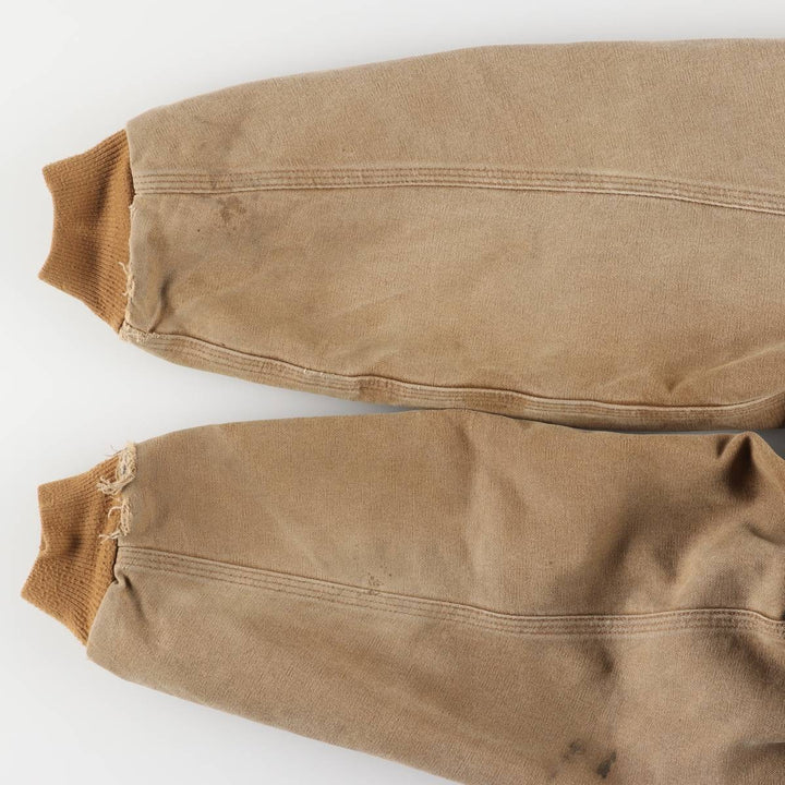 Carhartt Active Jacket, Padded Duck Full-Zip Hoodie, Men's Size L cotton brown type Vintage Second Hand