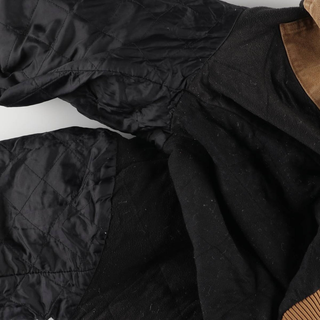 Carhartt Active Jacket, Padded Duck Full-Zip Hoodie, Men's Size L cotton brown type Vintage Second Hand