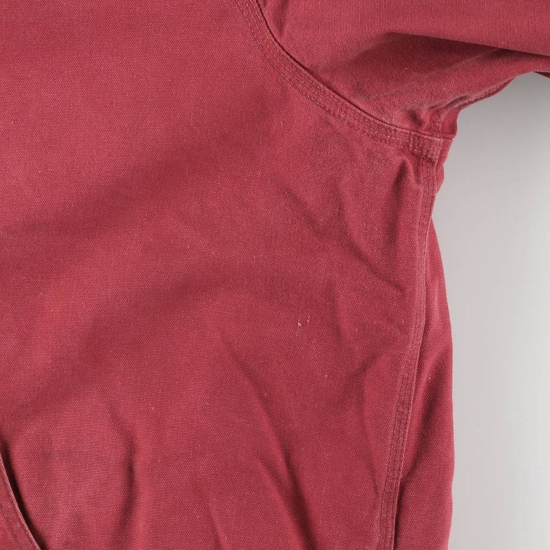 00'S Carhartt Active Jacket, Padded Duck Full Zip Hoodie, Men's XXL unclear red type Vintage Second Hand