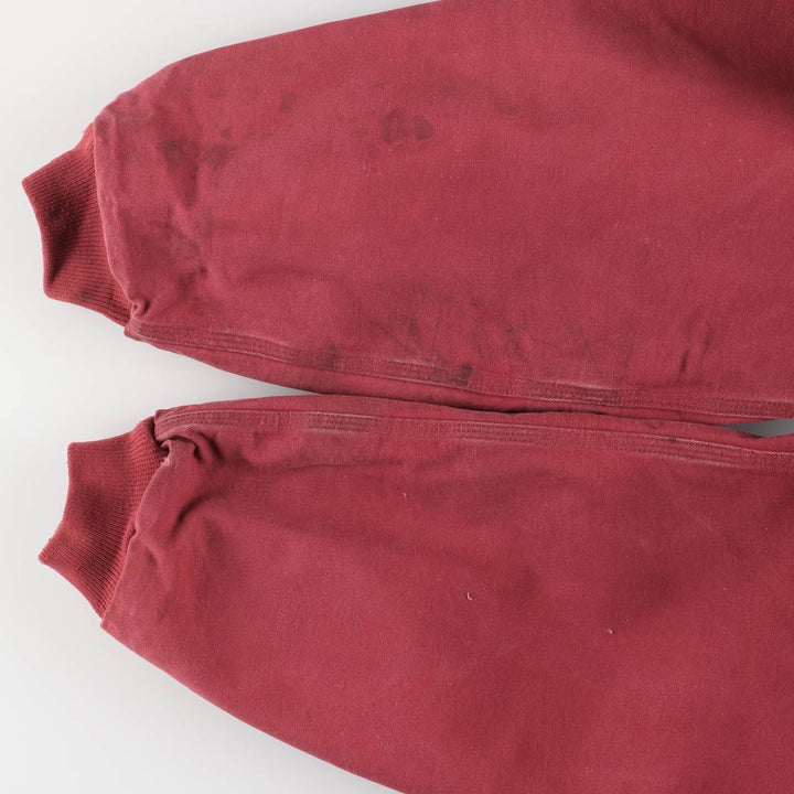 00'S Carhartt Active Jacket, Padded Duck Full Zip Hoodie, Men's XXL unclear red type Vintage Second Hand