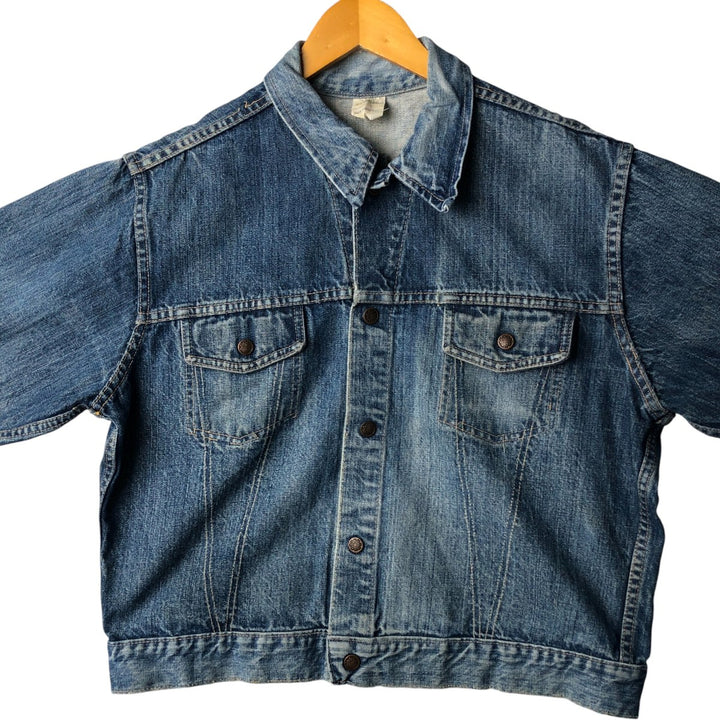 Vintage 1970'S JCPenney denim jacket, size M, men's cotton blue type Vintage Second Hand