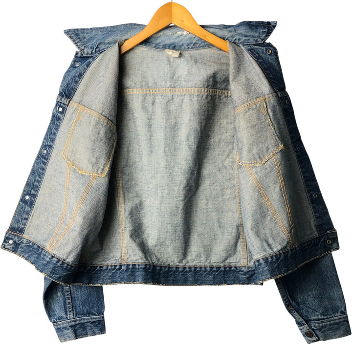Vintage 1970'S JCPenney denim jacket, size M, men's cotton blue type Vintage Second Hand