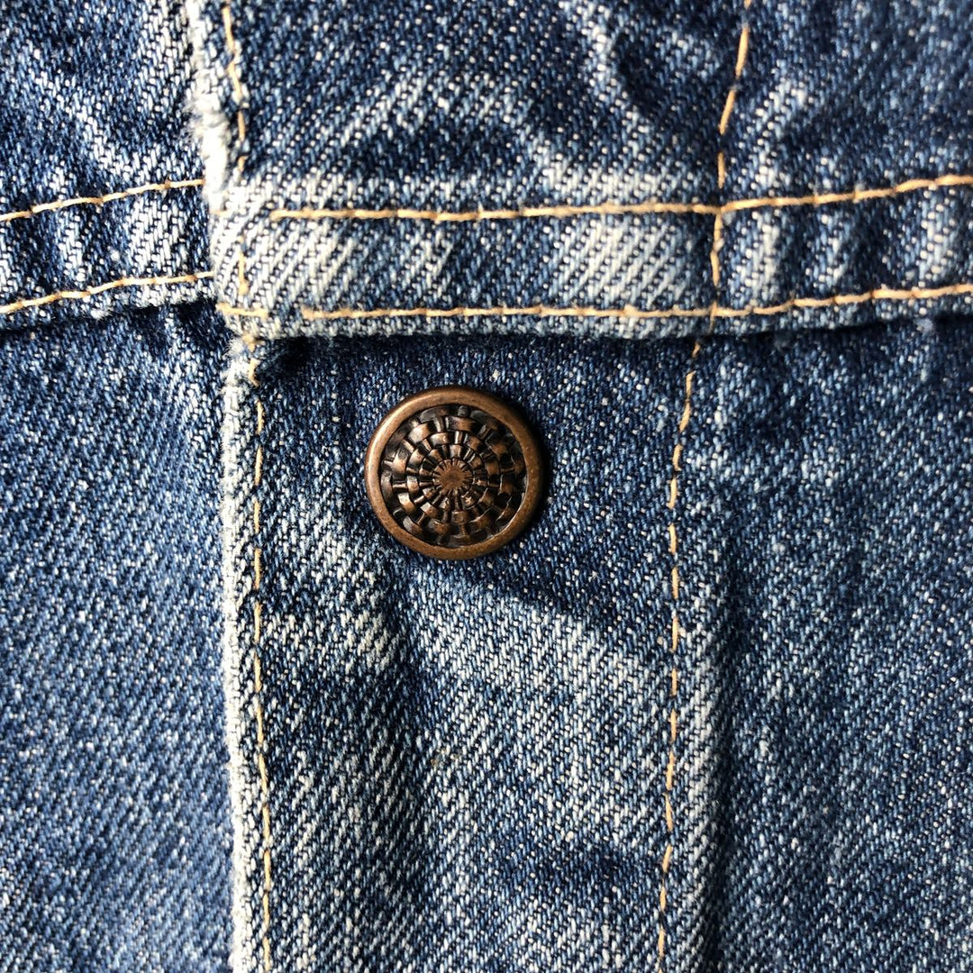 Vintage 1970'S JCPenney denim jacket, size M, men's cotton blue type Vintage Second Hand